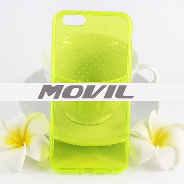 NP-1860 Transparente tpu funda para iPhone  6-9